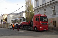 tramvaj na n�v�su, Ko�elu�sk�, 31.3.2006